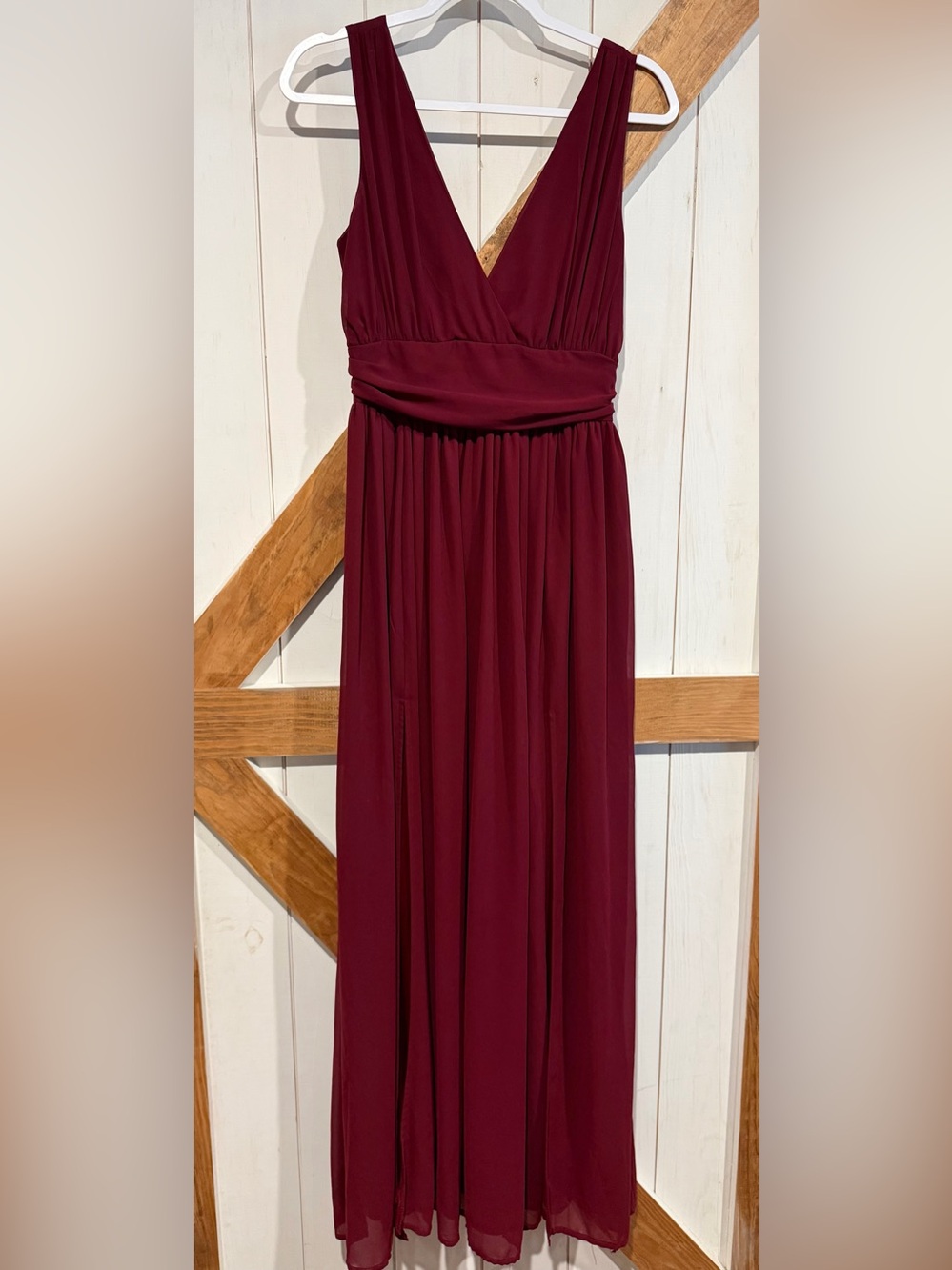 Charlotte Russe Wine Maxi Skirt